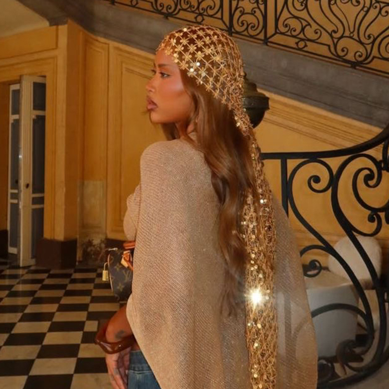 Foulard Bohème en Maille à Pai - Ethnic Fashion Design avis et prix