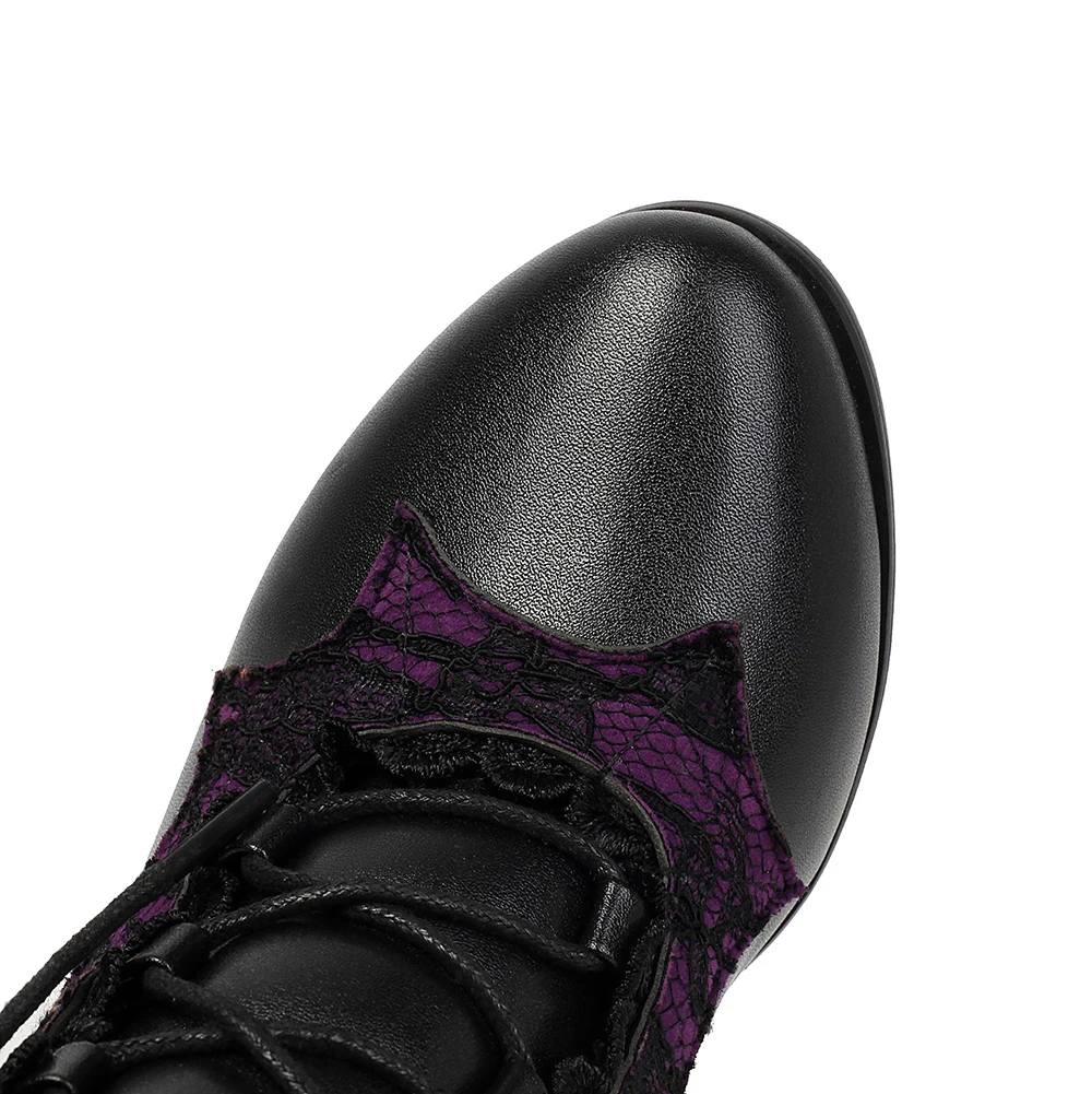 Bottines à talon bloc de 8 cm, - Ethnic Modern Fashion avis et prix