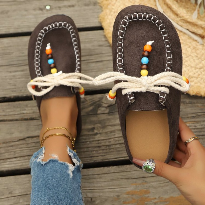 Mocassins à enfiler pour femme - New Ethnic Fashion avis et prix
