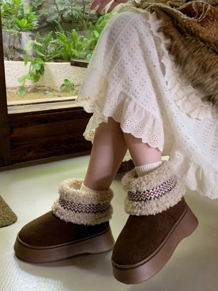 Bottes de neige chaudes pour f - New Ethnic Fashion avis et prix