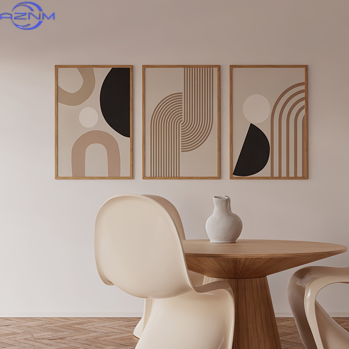Lot de 3 tableaux modernes min - Ethnic Fashion Design avis et prix