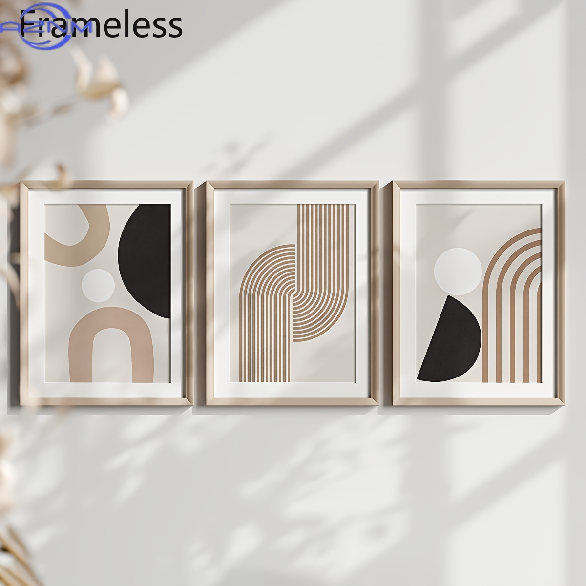 Lot de 3 tableaux modernes min - Ethnic Fashion Design avis et prix